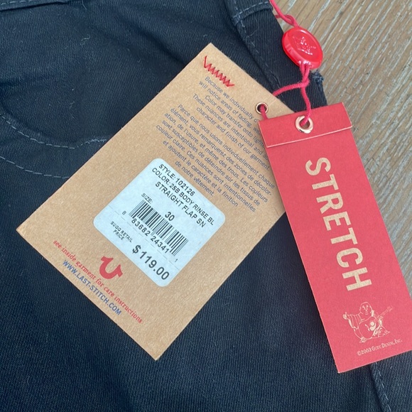 Men's Black True Religion Jeans - Picture 7 of 10